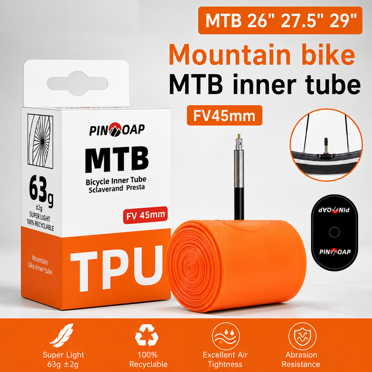 Mountain Biking Tube - 1PC Mountain Bike Inner Tube Mtb