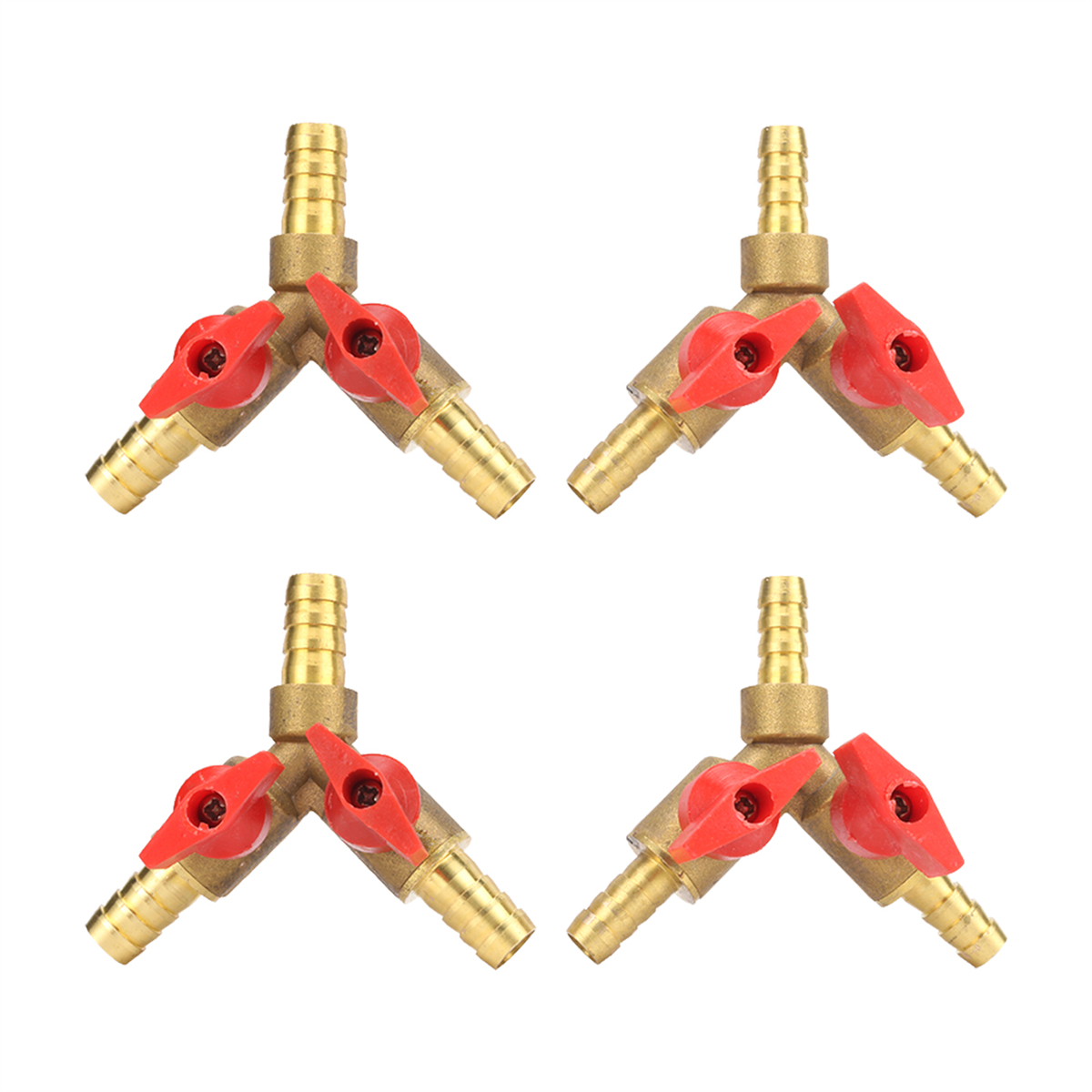 8mm 10mm Barbed 3-Way Brass Ba - Spoke Nipple Brass recension och pris