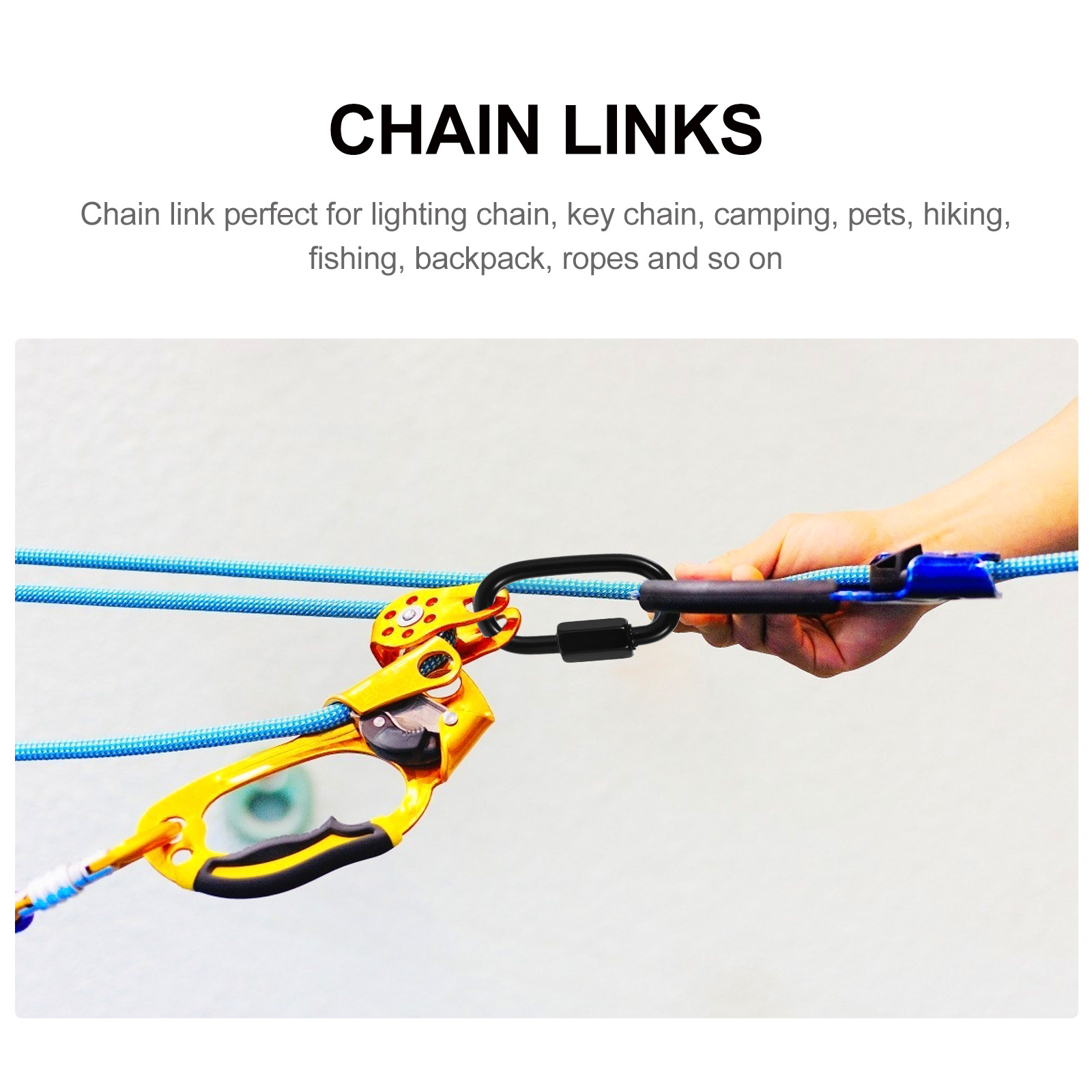 8Pcs Quick Links Stainless Ste - Chain Quick Link recension och pris