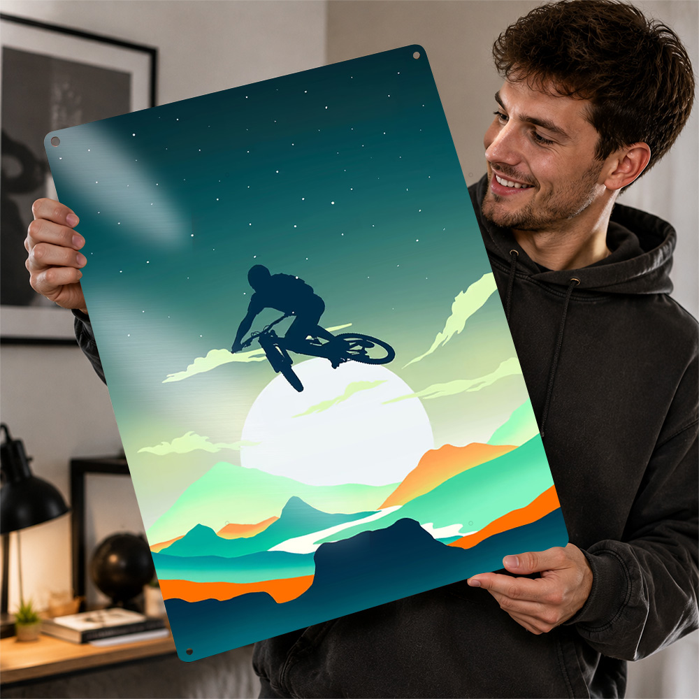 Mountain Bike Textured Poster  - Mountain Biking Europe recension och pris